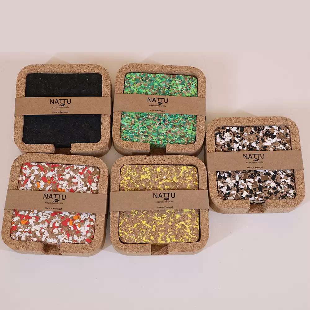 DRINK COASTER CORNACOR SQUARE SET/6